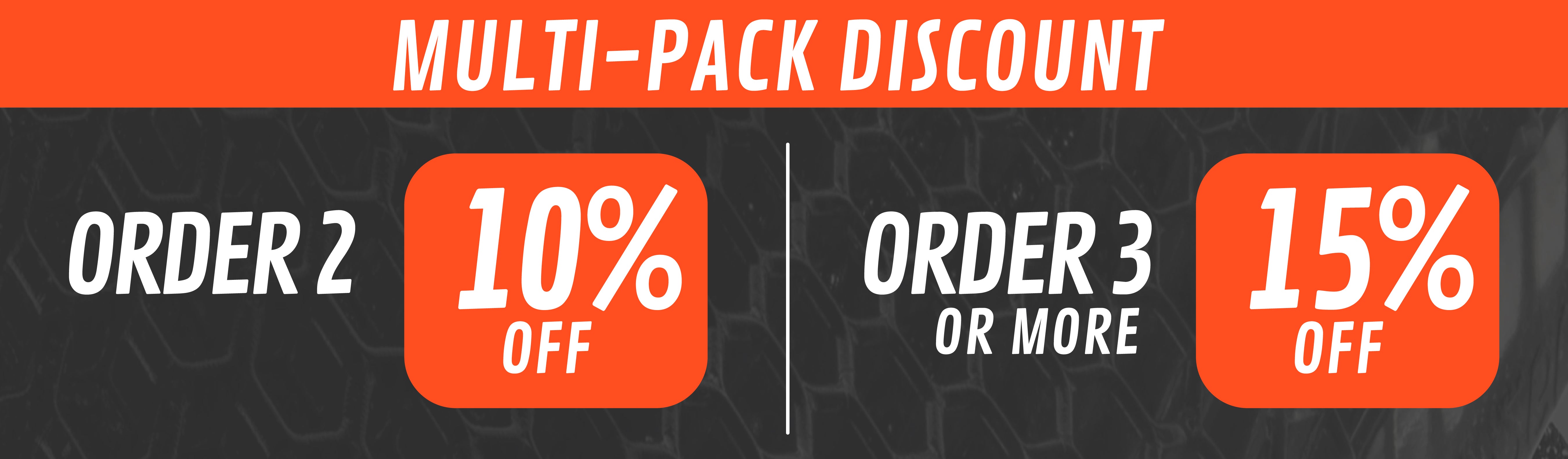 Multi pack discount 