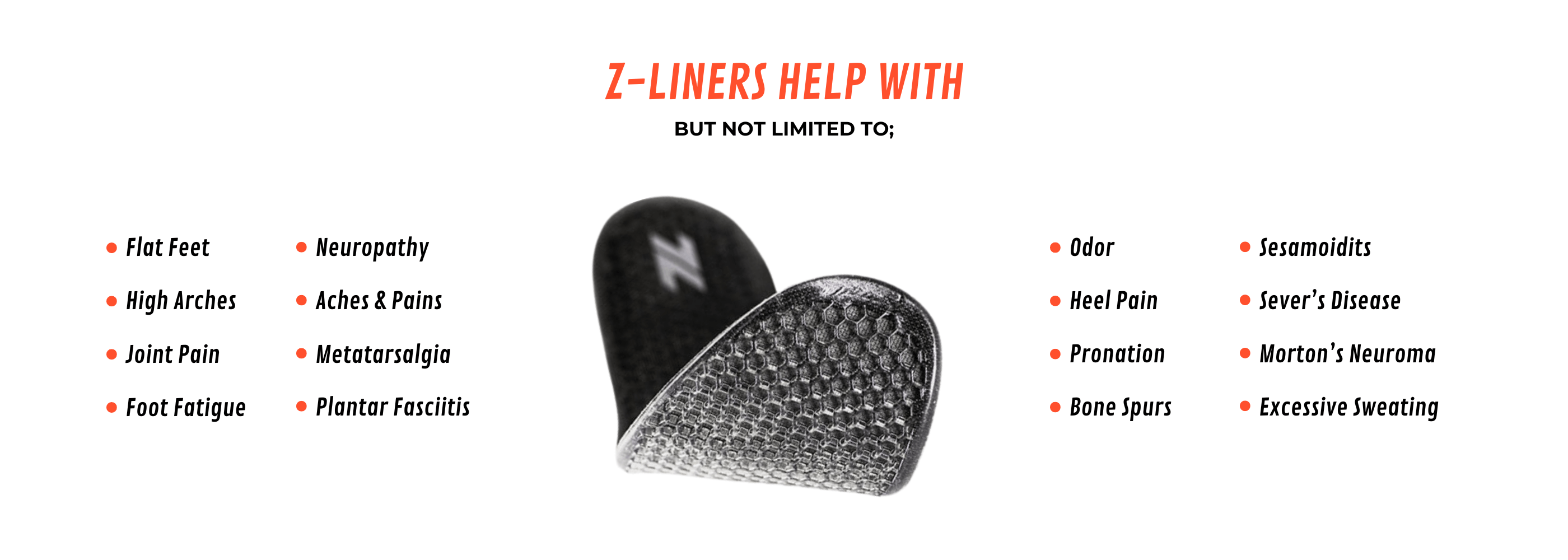 Custom Insoles For All Foot Shapes. Shock Absorption & Arch Support Z